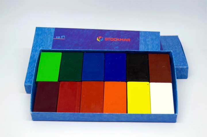 Stockmar Beeswax Crayons Set of 12 Blocks in Carton