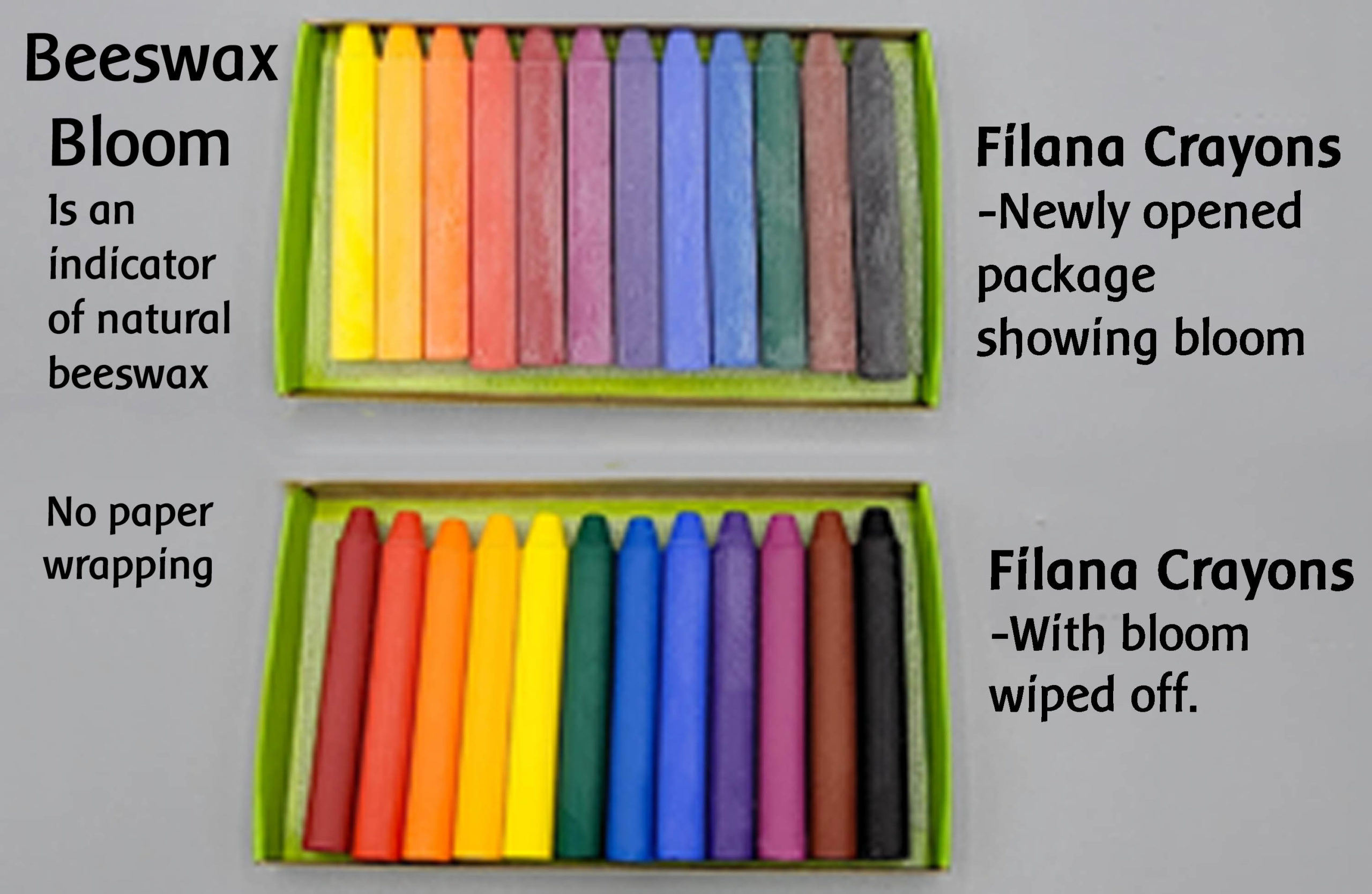 Filana Stick Beeswax Crayons -8 Assorted